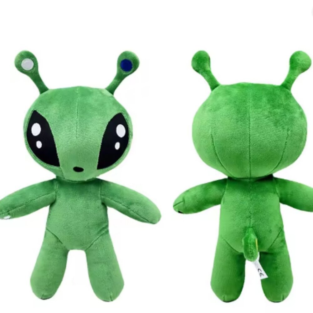 30cm Green Alien Plush Toy Anime Tentacled Horn Alien Monsters Horror Doll Boys